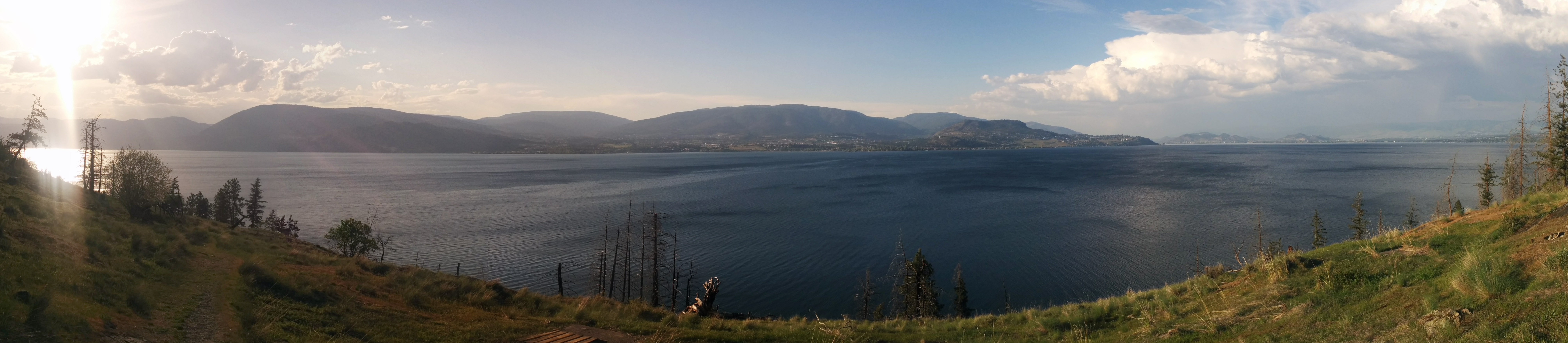 This is a banner photo of Okanagan Mountain Park in Kelowna, British Columbia.